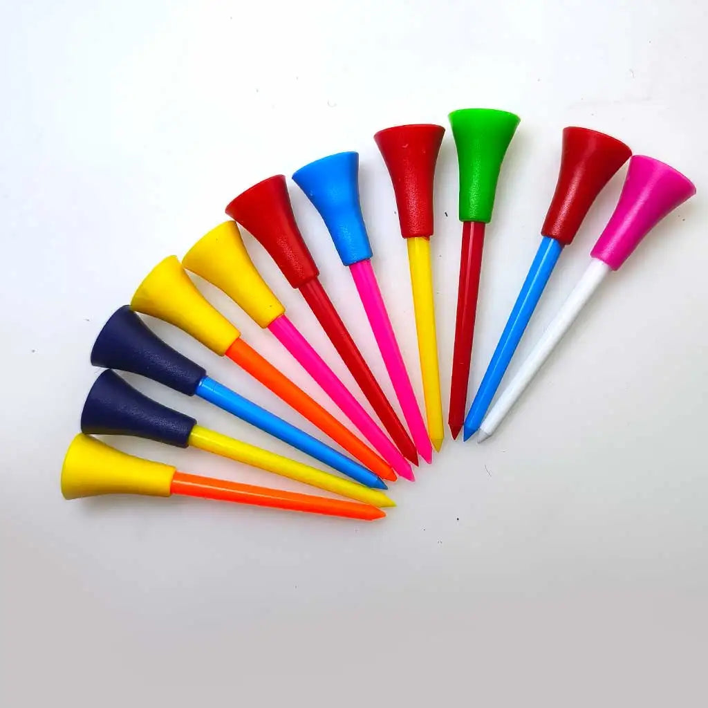 83mm Golf Tees Rubber Cushion Top 10-40 Pieces