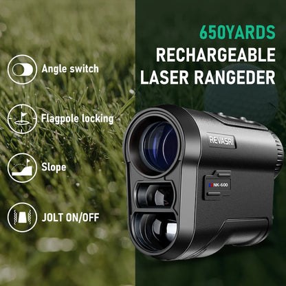 REVASRI Rechargeable Golf/Hunting Rangefinder